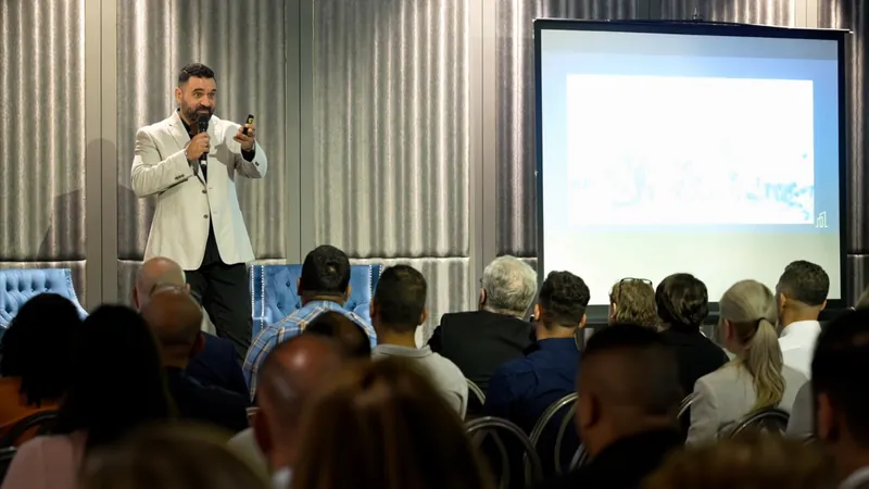 Frame from Event promo film, Inspired Wealth