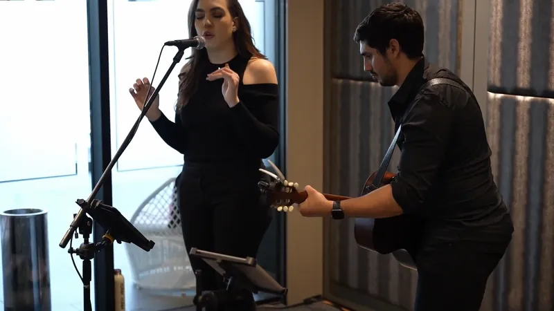 Live music during an Inspired Wealth event