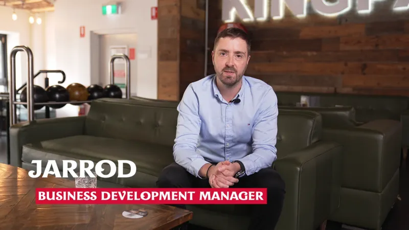 Ishaks business development manager on camera