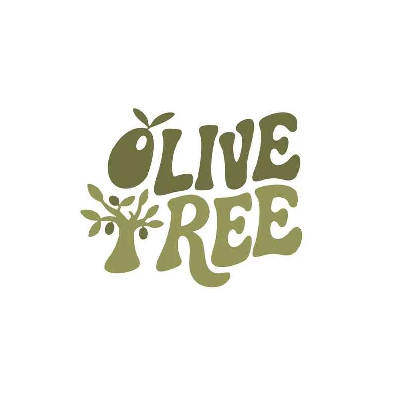 Olive Tree Cafe logo in olive green