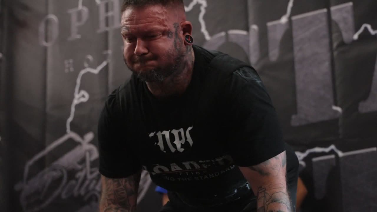 Frame from a Visual Lab production for One Strength