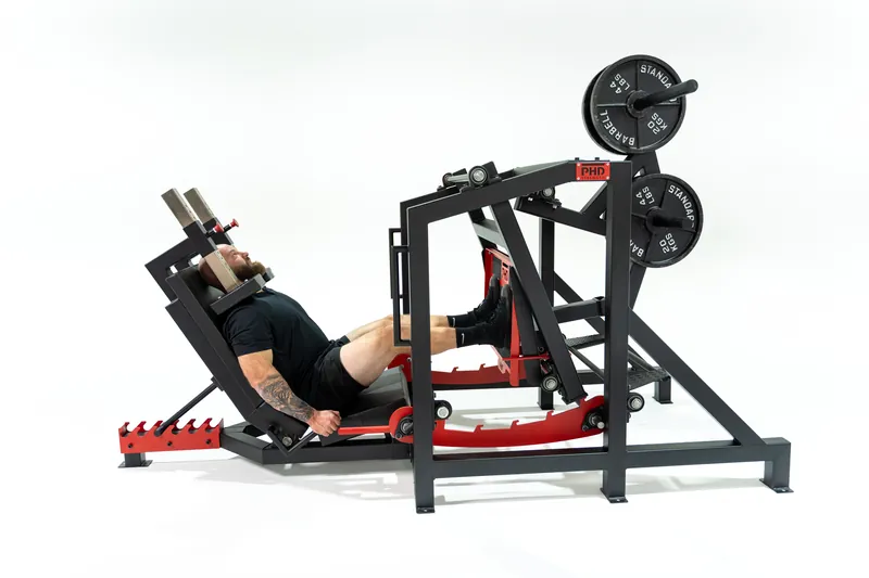Athlete using the PHD Strength Hip Press