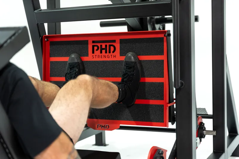 Close-up of the PHD footplate during a set